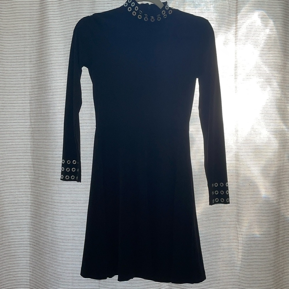 Michael by Michael Kors Black Gromet Dress